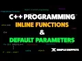 Inline Functions Default Parameters in C Programming