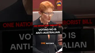 Pauline Hanson Vote YES or you re ANTI-AUSTRALIAN