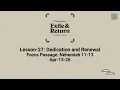 Exile and Return Lesson-27 Dedication and Renewal Apr-13-26