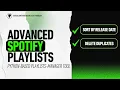 Cleaning Up Spotify Playlists with Python Flask Spotipy