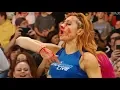 Becky Lynch enters the arena with Stone Cold Steve Austin s theme song