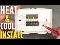 5 6 7 Wire Thermostat Installation Honeywell RTH 2510 2410 2300 HEAT COOL Wiring Guide