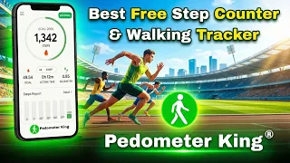 Pedometer King - Best Free Step Counter Walking Tracker