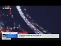 One dead after fiery crash on 101 Freeway in Calabasas area