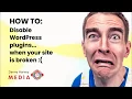 How To Disable WordPress Plugins via phpMyAdmin