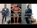 Chris Bumstead Getting Dressed for Olympia 2021 in Mark Russell Mark Russell Clothing
