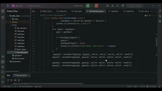 Pac-Man Console Game in Java OOP Project Code Explanation Live Demo