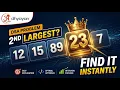 The Fastest Way to Find the Second Largest Element in an Array