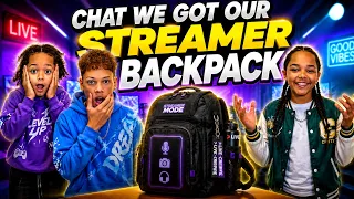 chat we got a streamer backpack