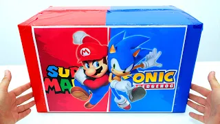 Sonic And Mario Collection Unboxing Review ASMR Sonic The Hedgehog VS Super Mario 