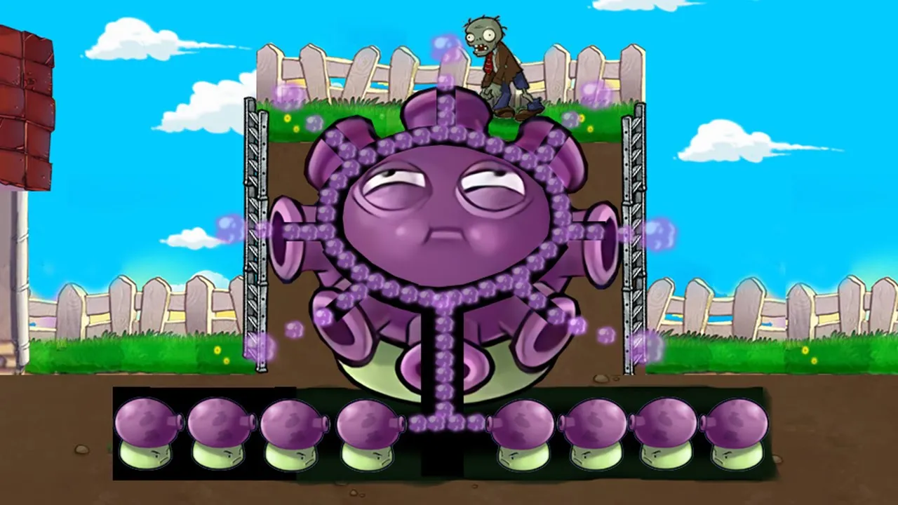 Strongest Fusion Plant. 100 Plants Vs. Zombies PvZ Plus pvz funny moments