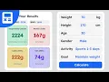 Free BMR and Calorie Calculator You need Lose Gain or Maintain