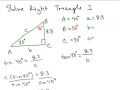 Solve Right Triangles 1