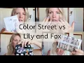 Color Street vs Lily Fox Battle of the Nail Strips