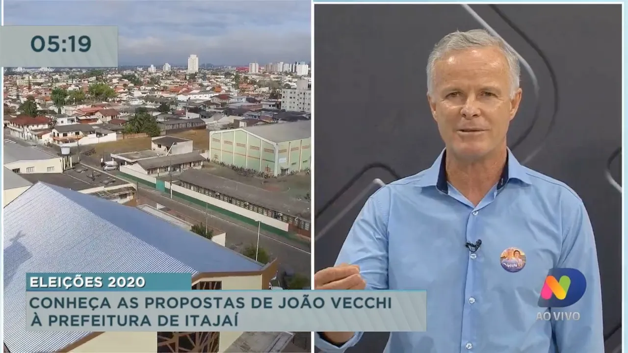 Eleições 2020 : Conheça as propostas de João Vecchi à prefeitura de Itajaí