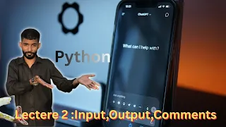 Python Input Output Comments in Urdu Complete Beginner Tutorial Lecture 2