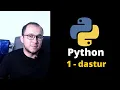 1 - dastur Python dasturlash tili