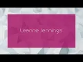 Leanne Jennings - appearance