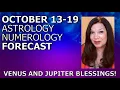Download Lagu Weekly FORECAST Oct 13 - 19: VENUS + JUPITER Blessings Astrology Numerology Forecast