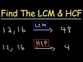 How To Find The LCM and HCF Quickly