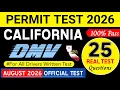 Permit Test Study Guide 2026 DMV Permit Test 2026 California