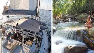 ⛵️Sailing off grid to a beautiful Brazilian Island ep.241