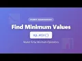 NumPy np min Tutorial - Find Minimum Values in Arrays Python for Beginners