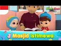Lagu 3 Masjid Istimewa | Lagu Anak Islami | Omar \u0026 Hana Subtitle Indonesia