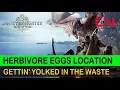 Monster Hunter World Herbivore Eggs location - Gettin Yolked in The Waste Quest