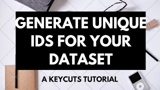 Generate unique IDs for your dataset for building summary reports - Excel Google Sheets