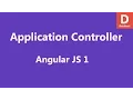 Angular JS Application Controller