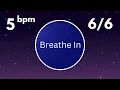 Lagu Coherent Breathing Timer - 5 Breaths Per Minute | 6 Seconds in / 6 Seconds Out | With Bells