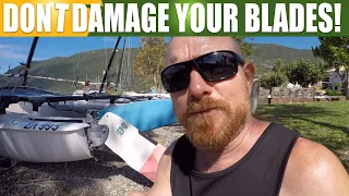 Save your rudder blades with this very quick job