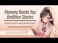 Mommy Reads You Bedtime Stories F4A Soft Spoken Heartbeat Soft Rain