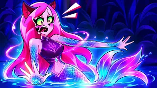 Magic Lake Turns Pinky into Mermaid || Deep Sea Magic Story || Teen-Z Like