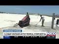 Gulf Shores beach cleanup continues after Tropical Storm Betha