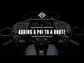 How to Add a Point of Interest to a Route with Skyline OS 2024 Harley-Davidson Road Glide