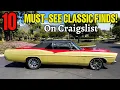 10 Incredible Classic Car Finds Just Listed on Craigslist