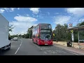 FULL ROUTE VISUAL London Bus Route 165 Rainham Abbey Wood Ln - Romford The Brewery 19721 LX11AZD