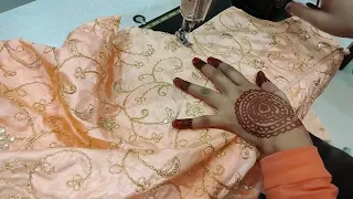 kadhai wala blouse stitching | How to make blouse | Blouse cutting stitching #blouse