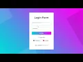 Animated Login Form using HTML CSS Password Toggle Button Javascript PART - 1