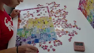 Colourful Collage 500 Piece Educa Puzzle Timelapse