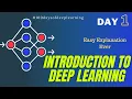 Introduction to Deep Learning Day 1