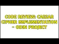 Code Review Caesar Cipher implementation - Odin Project