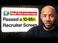 Real Recruiter Screen for a Cloud Engineer Role Full Call
