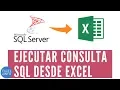 Execute a SQL Query in Excel and import data to Table EXCELeINFO