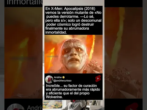 En X-Men: Apocalipsis (2016) vemos la versión mutante de «No puedes derrotarme...