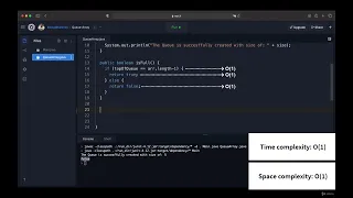 003 Create isFull isEmpty and enQueue methods using Linear Queue Array