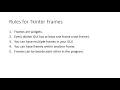 Tkinter - Frames