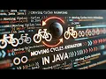 Java Mini Project Moving Cycles Animation with Collision Detection Direction Change